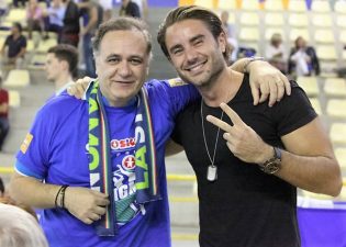 IL PRESIDENTE SERGIO DI MEO E CAPITAN DI SANTI