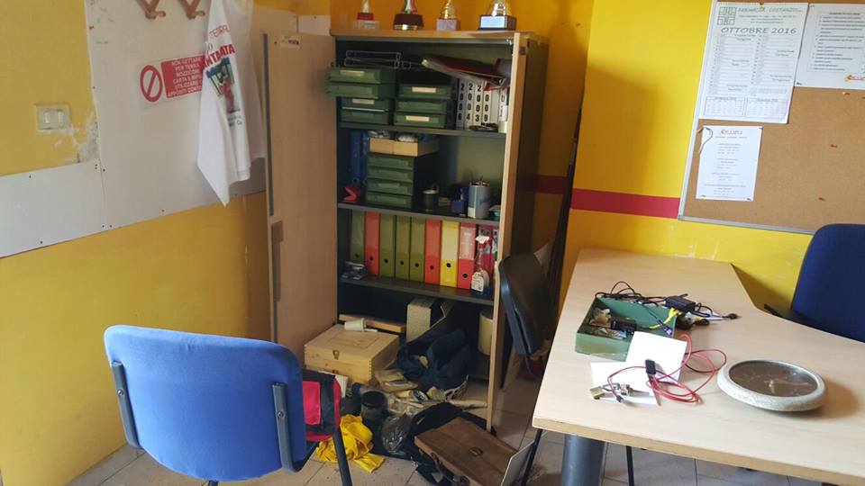 Furto nella sede della S.S.C. Capua