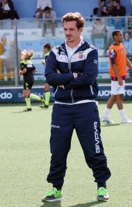 Andrea Tedesco allenatore della Casertana (Foto Giuseppe Scialla)