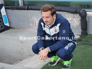 Andrea Tedesco allenatore della Casertana (Foto Giuseppe Scialla)