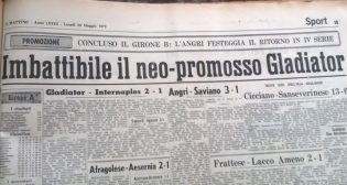 Una pagina de Il Mattino del 28 maggio 1973