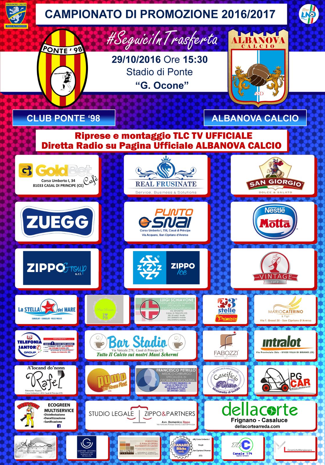 Albanova a caccia di conferme in casa del Ponte, Liccardi: “Siamo carichi e pronti ad allungare la serie positiva”