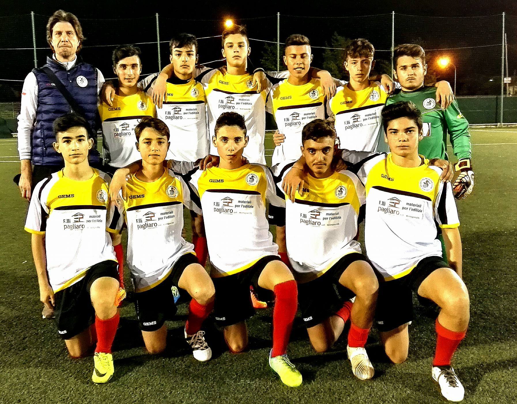 Poker degli Allievi Regionali dello Sporting Mondragone alla Juve Domitia