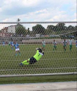 Antimo leone para un rigore la scorsa stagione