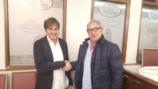 Mister Di Costanzo con il presidente Nuzzo