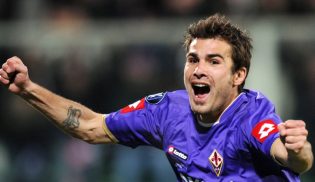Adrian Mutu all'epoca della Fiorentina