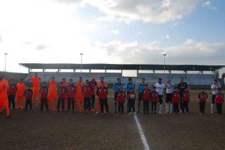 Le due squadre nel pre partita