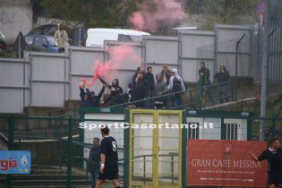 I tifosi della Maddalonese a Benevento