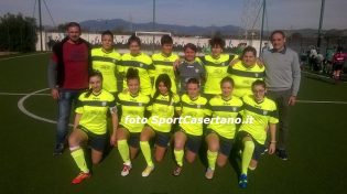 Il Futsal Koiné al femminile (foto SportCasertano.it)