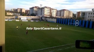 L'immobilismo del Castrovillari per il goal di Del Sorbo (foto SportCasertano.it)