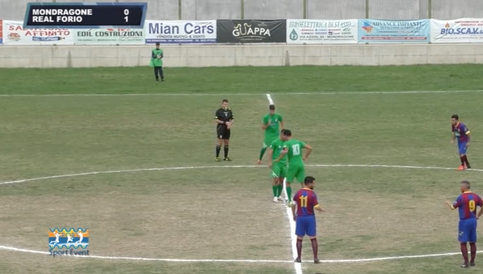 VIDEO – Mondragone inguardabile, il Real Forio si prende i tre punti