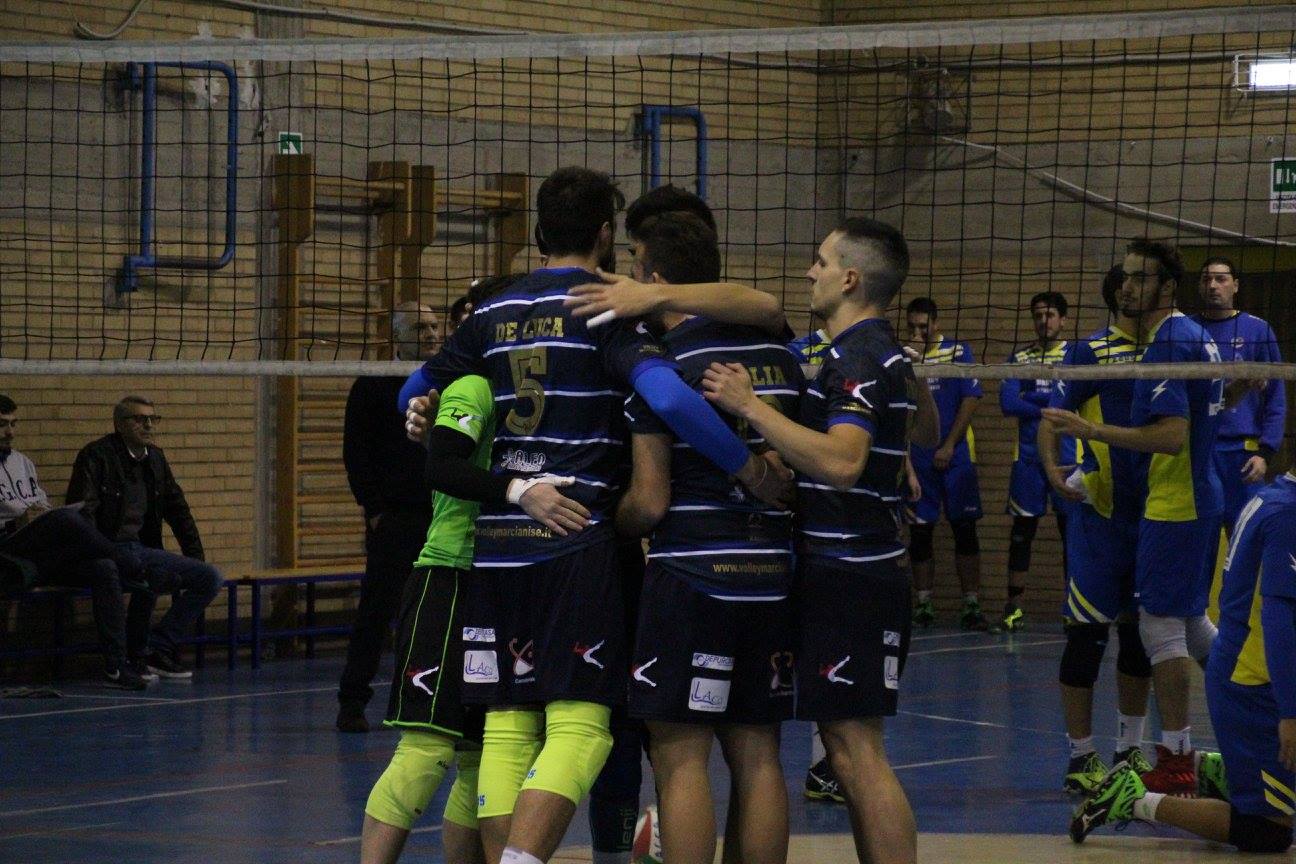 La settima meraviglia del Volley Marcianise: si prende il derby con Sparanise e resta in vetta solitario