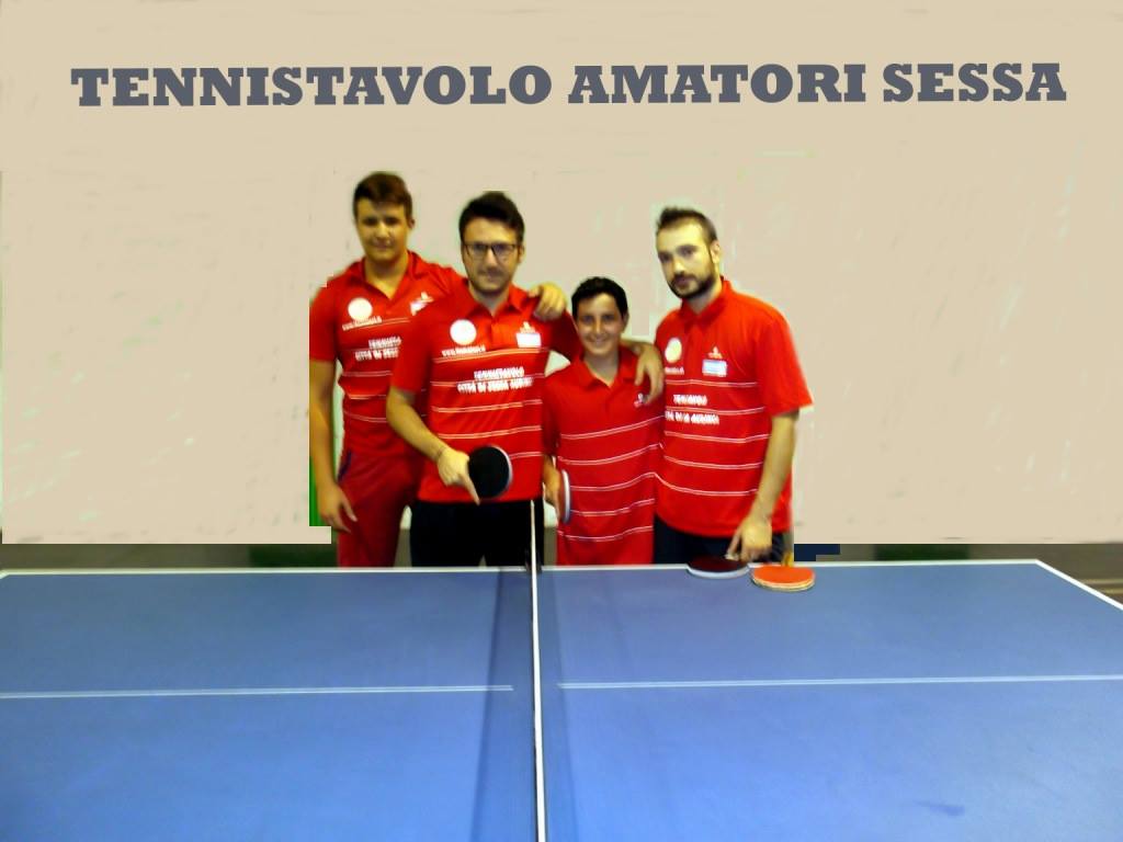 Strepitosa la C/1 del Tennis Tavolo Amatori Sessa, perde la C/2