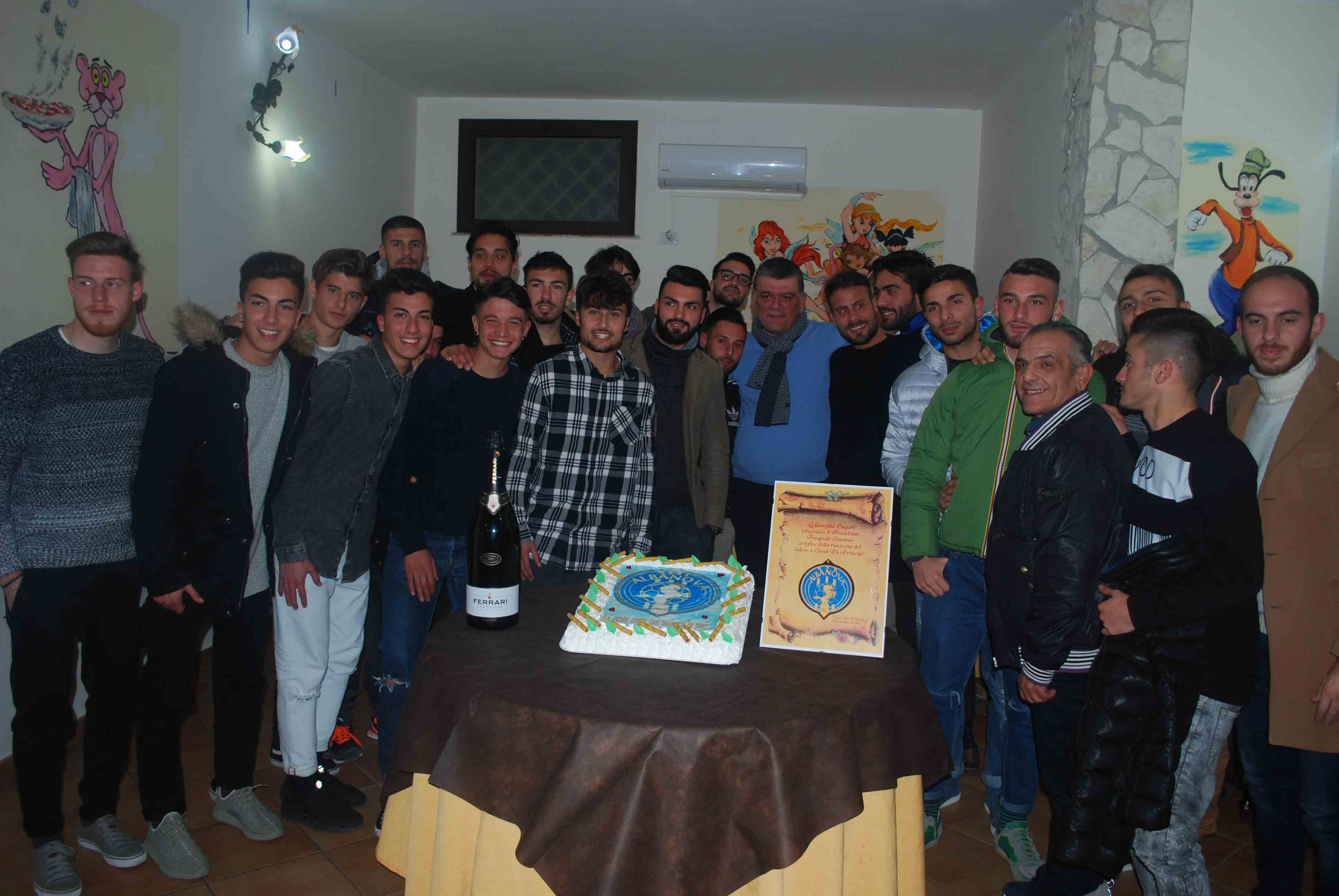 La Real Albanova brinda al nuovo anno, il presidente Corvino: “Il 2017 deve rappresentare un anno di crescita per tutti”