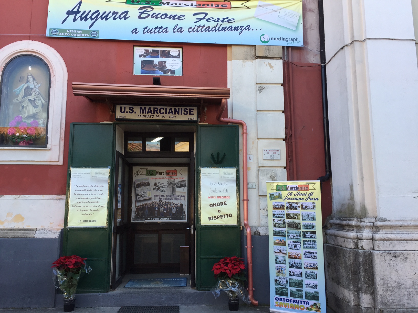 I 66 anni dell’U.S. Marcianise, il 6 gennaio grande festa con tante vecchie glorie