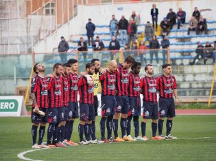 La Casertana contro l'Akragas (Foto Giuseppe Scialla)