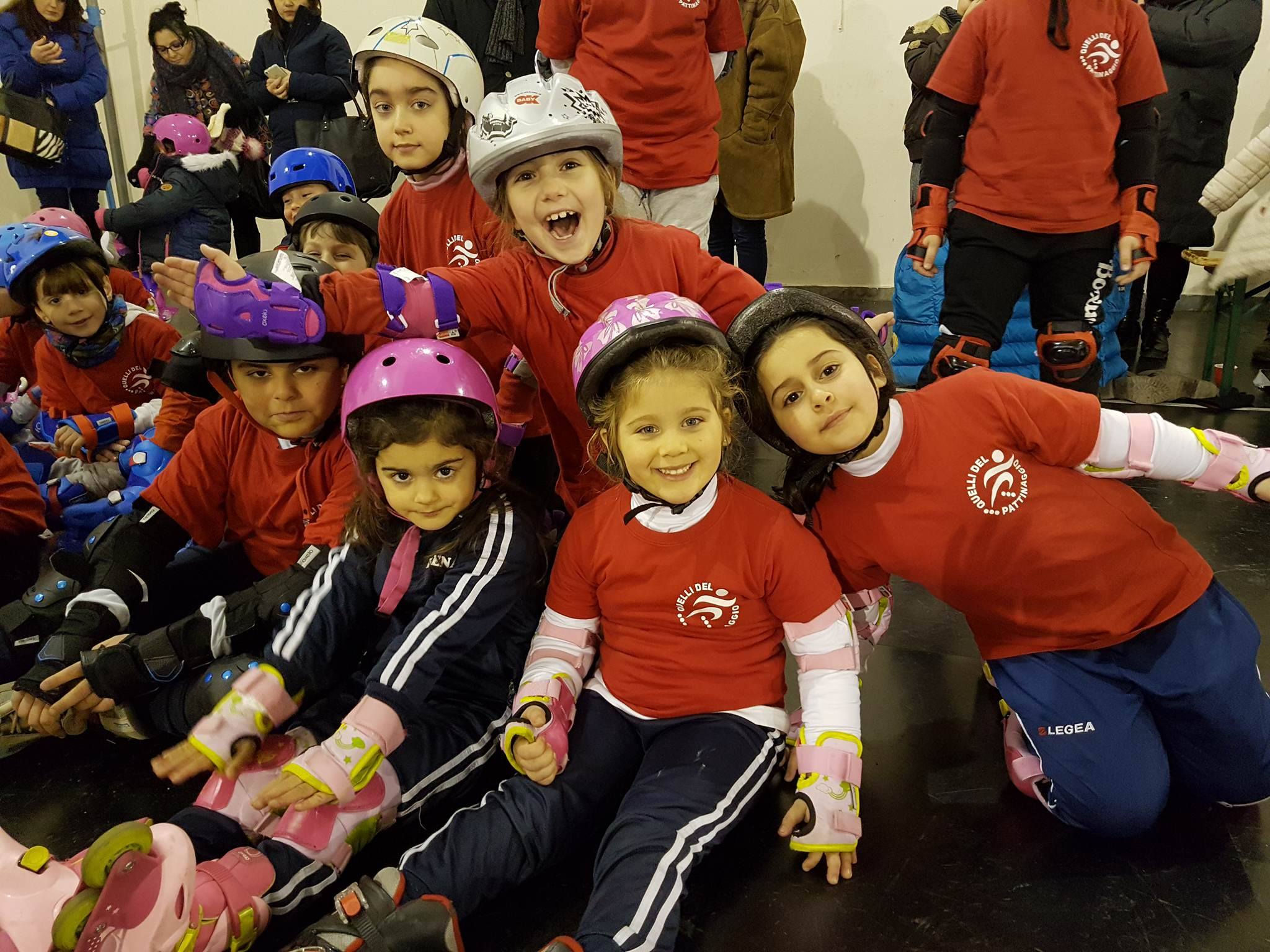 Prima gara sociale per gli allievi di ‘Quelli del Pattinaggio’: a Cesa applausi per tutti