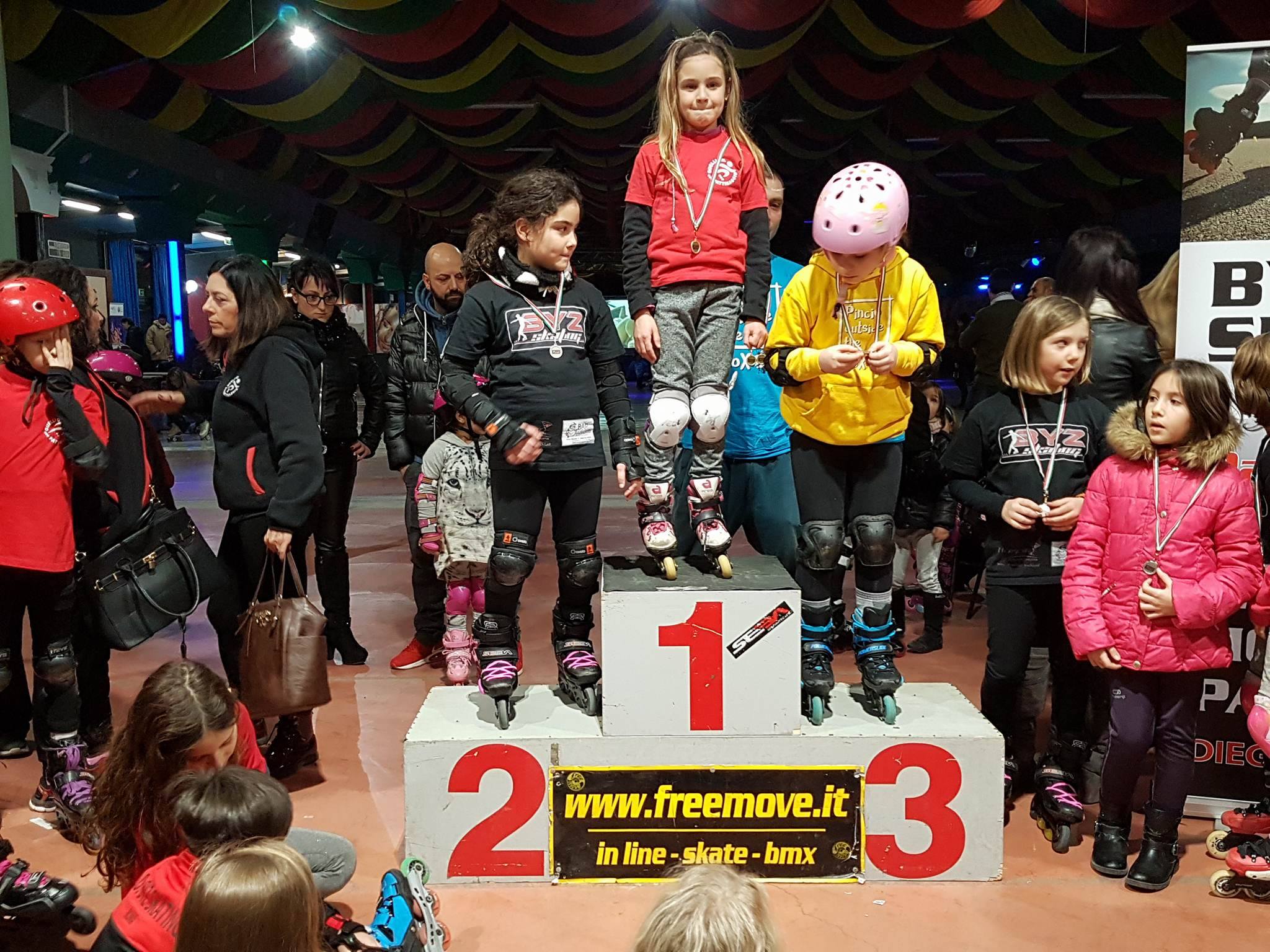 Cascata di medaglie per gli allievi dell’ Asd Quelli del Pattinaggio