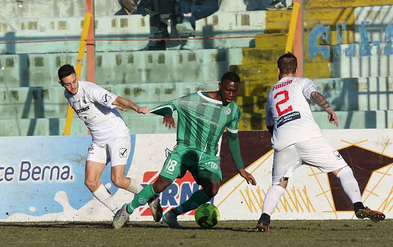 Un'azione della gara