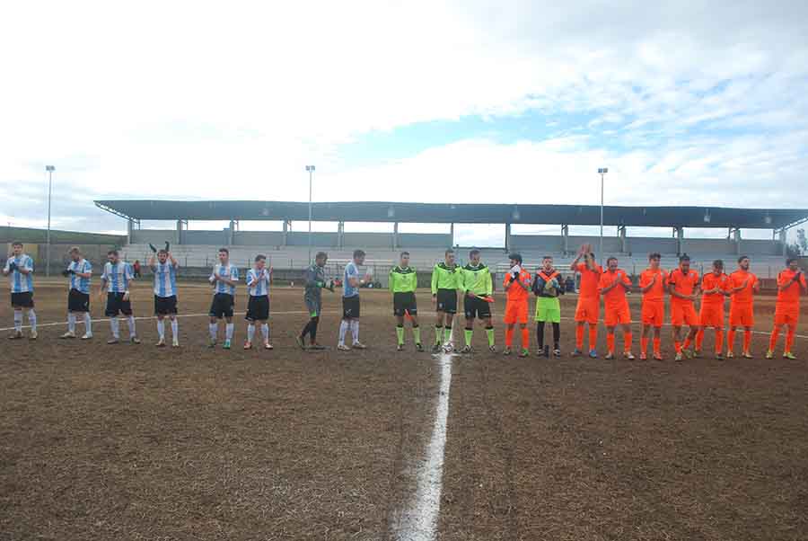 Le due squadre nel pre gara