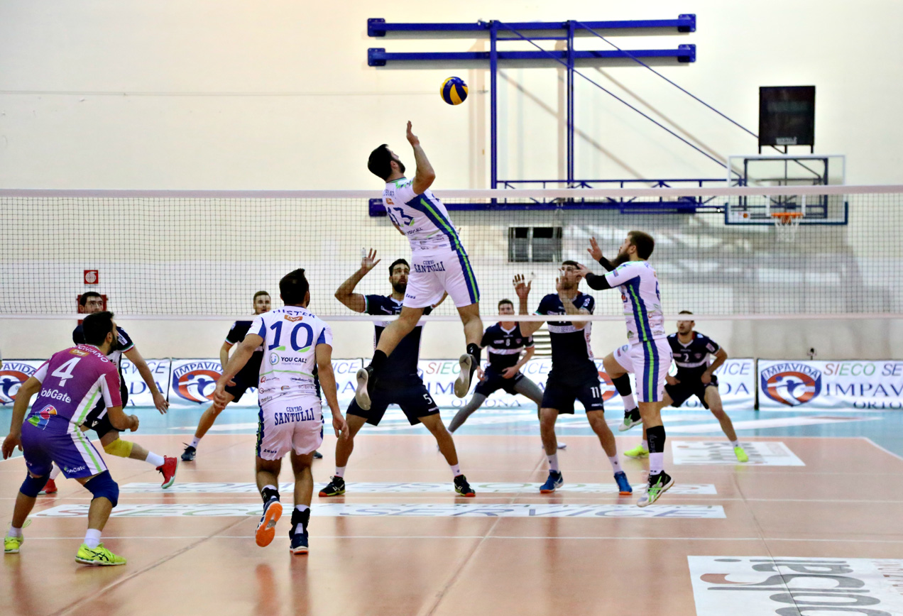 Passo falso della Sigma Aversa ad Ortona: la Sieco Service si impone 3-0