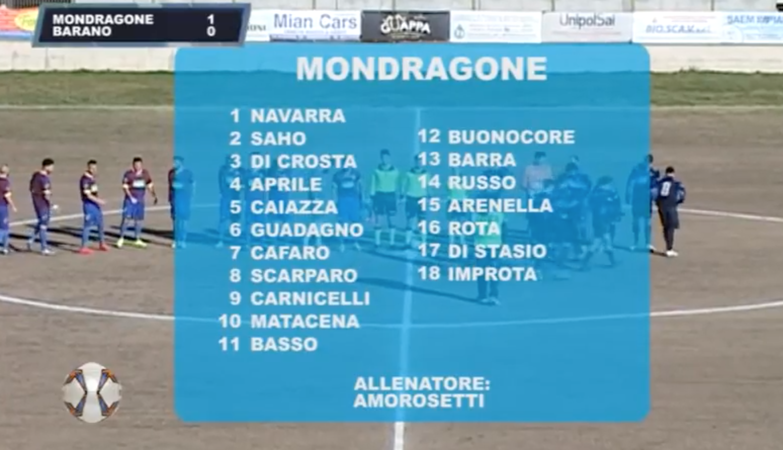 VIDEO – Il Mondragone si aggrappa a Improta e piega il Barano. La sintesi e le interviste