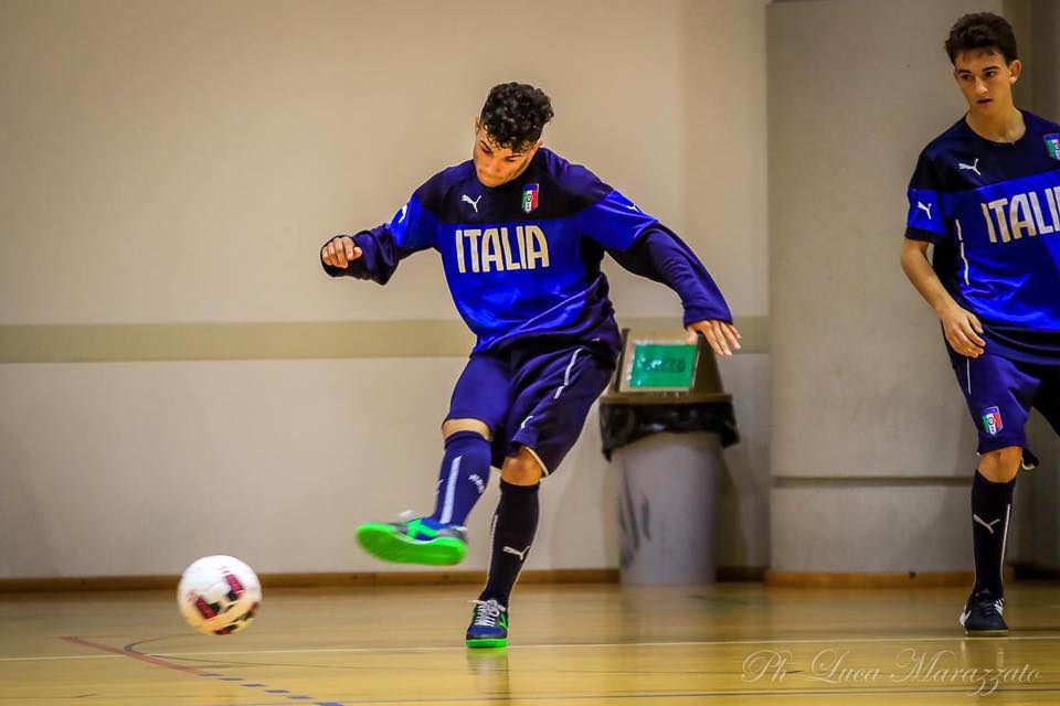 Il Marcianise Futsal Academy si veste d’azzurro: Nasta convocato in nazionale