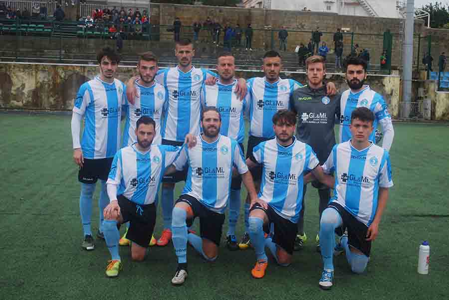 Per la Real Albanova buon punto a Procida e altro passo verso la salvezza