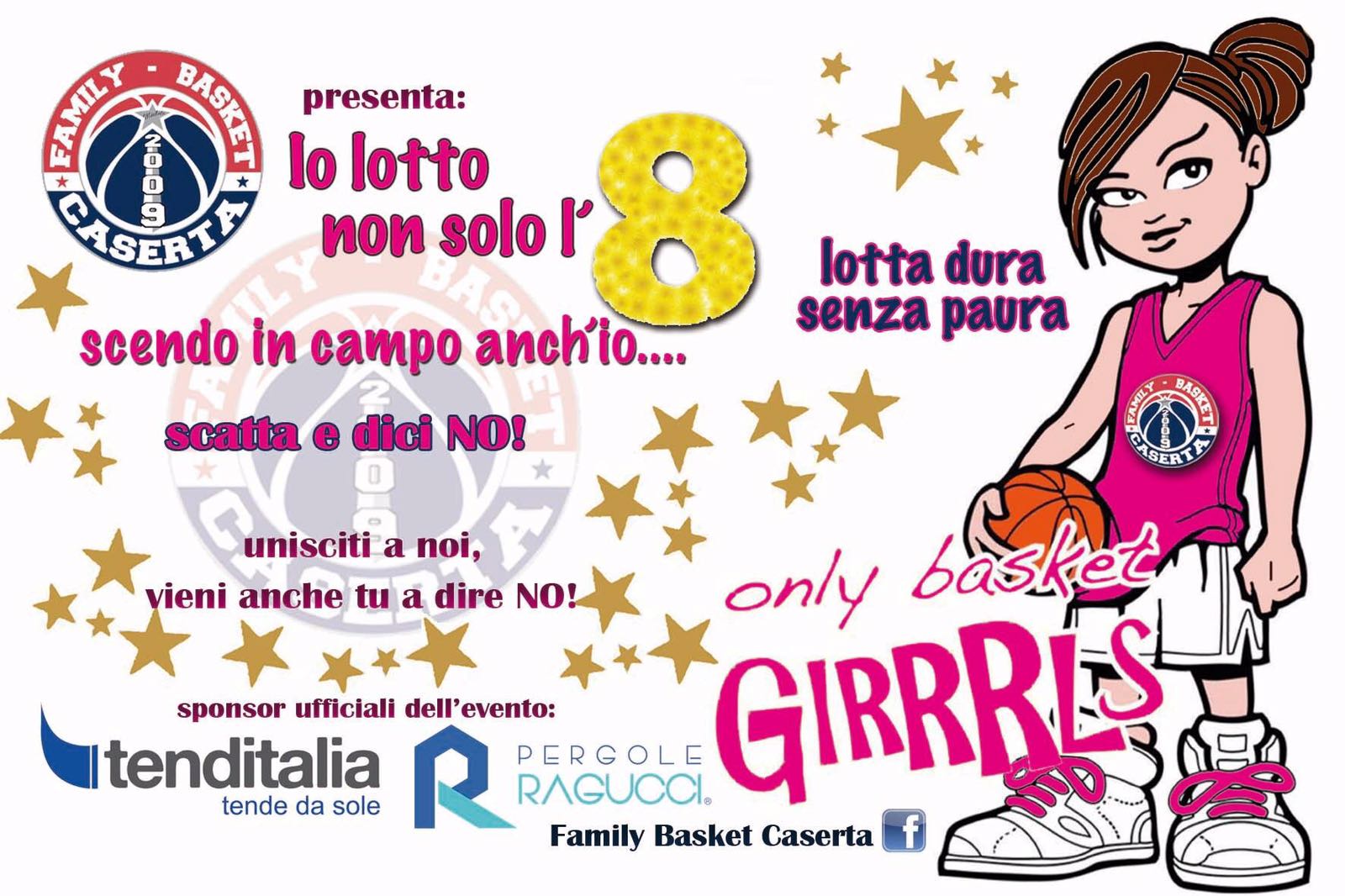 ‘Io lotto non solo l’8’, importante iniziativa del Family Basket Caserta