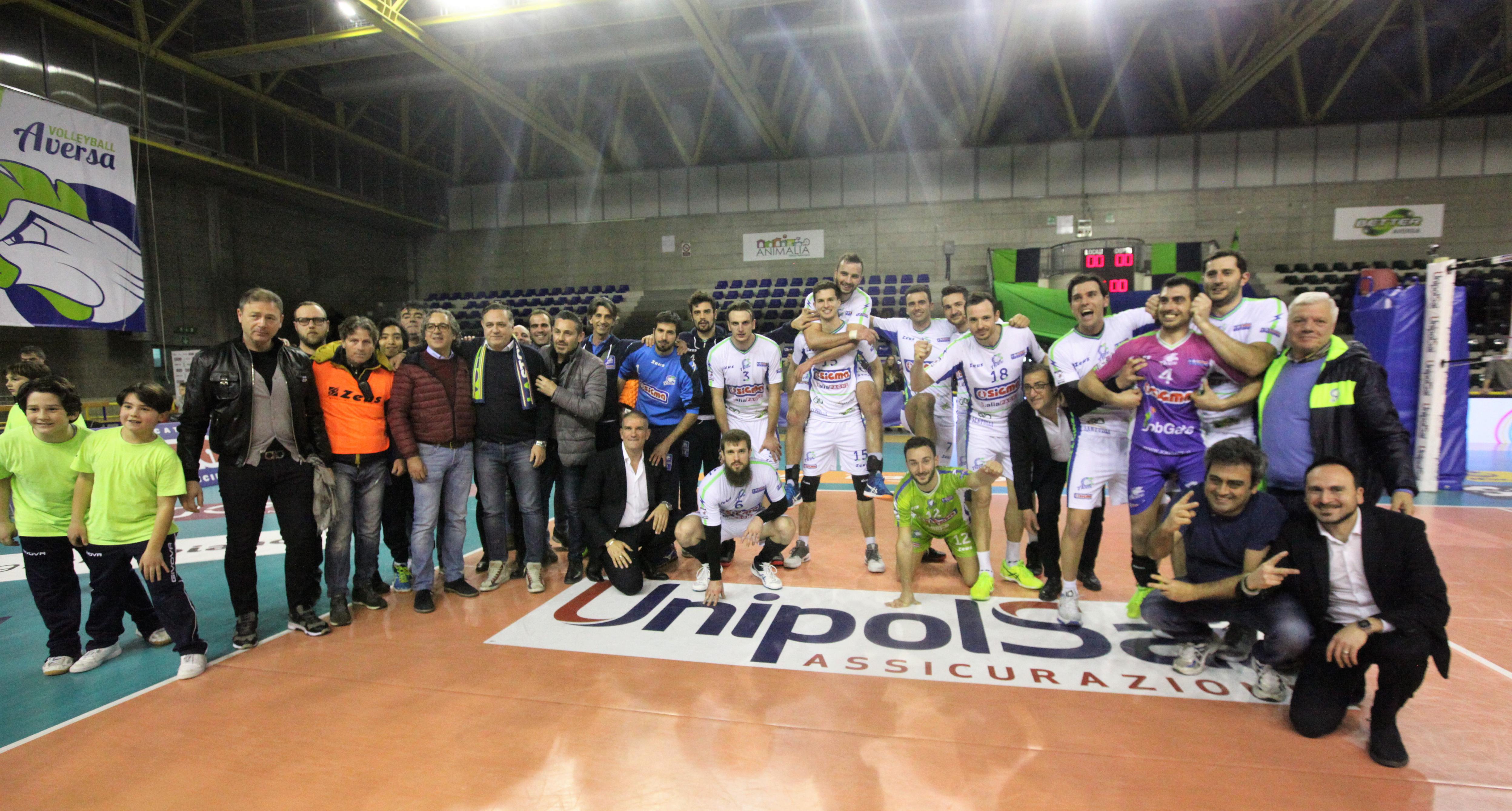 Sigma Aversa da 10 e lode, ecco la tanto attesa vittoria nella Pool Promozione: 3-2 a Reggio Emilia