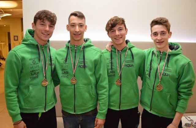 Ai Campionati Italiani di Salvamento quattro medaglie per l’Assonuoto, Capasso: “In due anni raggiunto un grande risultato, orgoglioso di voi”