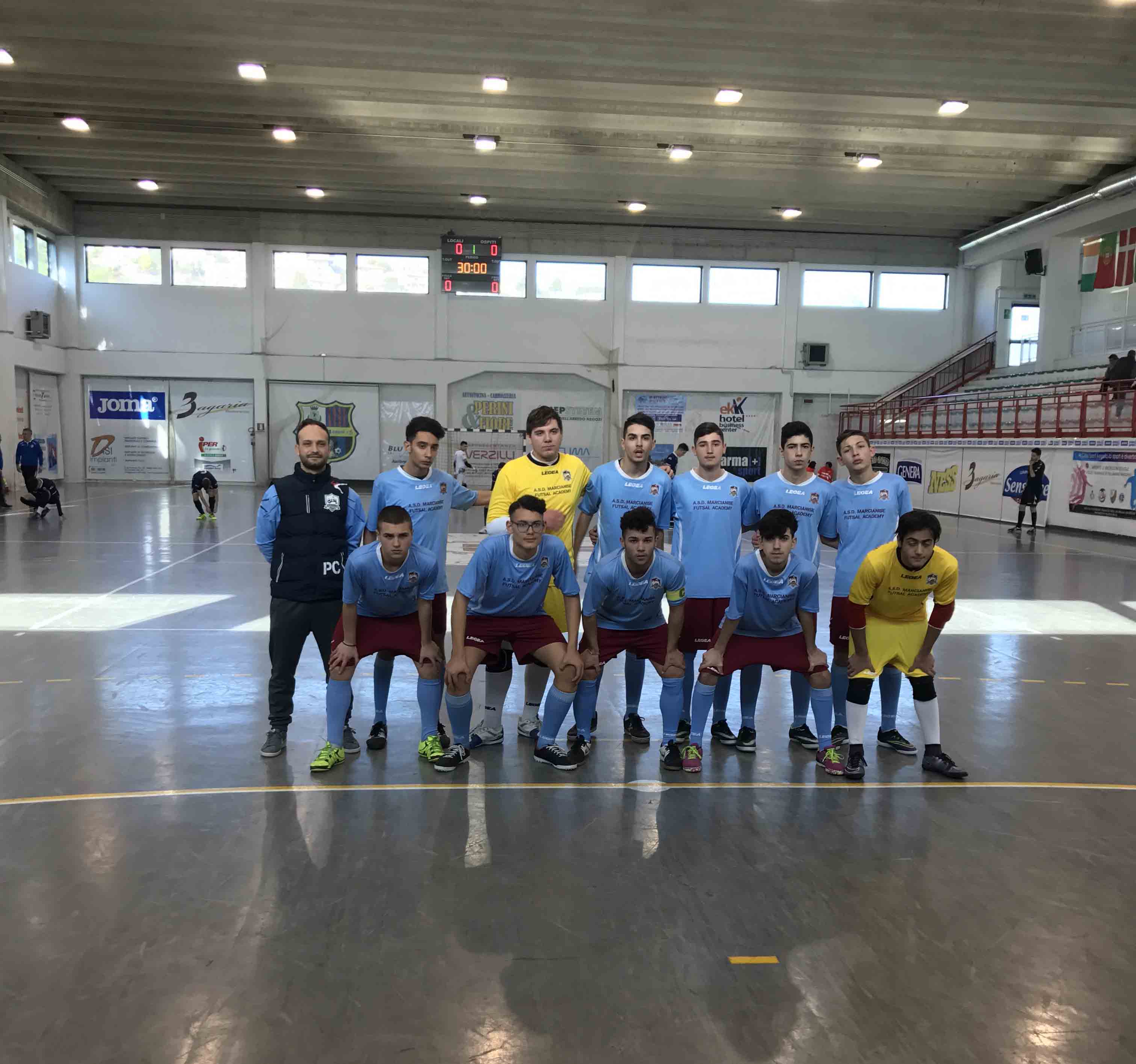 Gli Allievi della Marcianise Futsal Academy