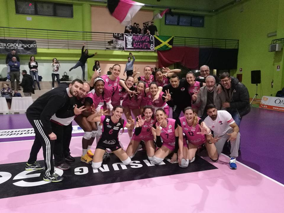 Missione compiuta per la Volalto, Cisterna travolta 3-0. Barone: “Vittoria preziosa, ora prepariamo la rivincita contro Palmi”