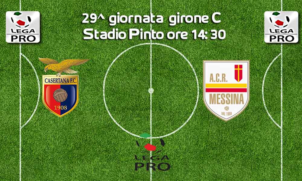 Le formazione ufficiali di Casertana-Messina: novità in attacco per i falchetti
