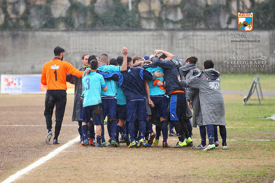 L’Albanova fa festa in casa del Santa Maria La Fossa e si tiene stretto il secondo posto