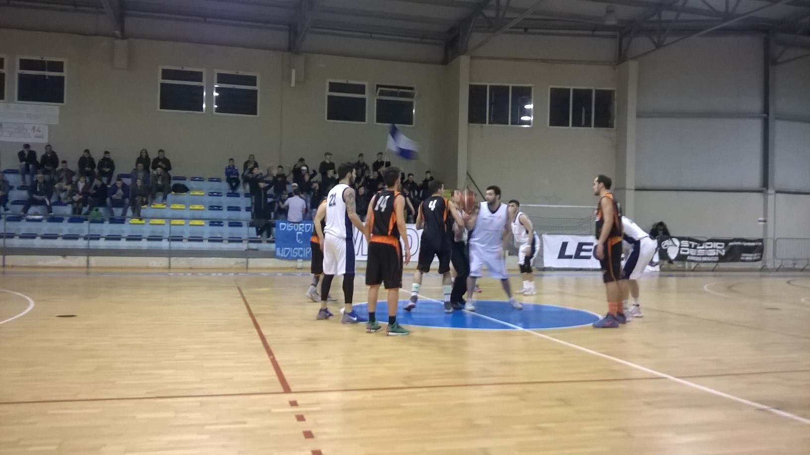 Un momento della gara