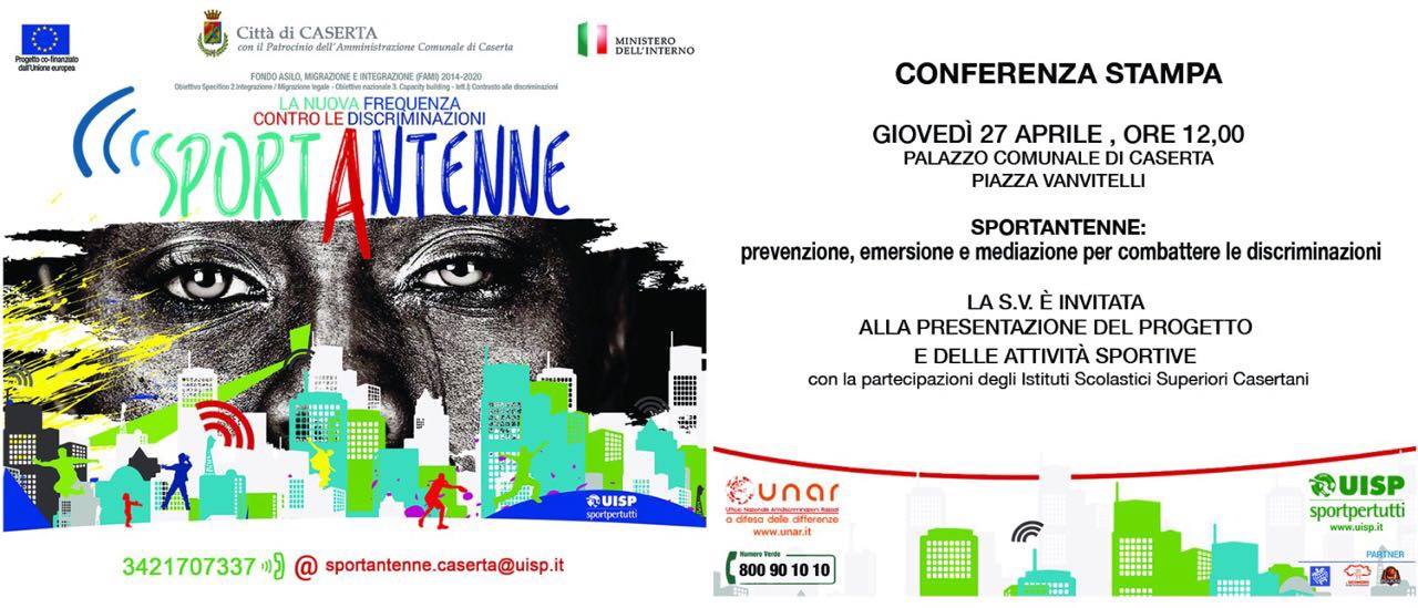 Lotta alle discriminazioni. Nasce il progetto ‘SportAntenne’, giovedì la presentazione al Comune di Caserta