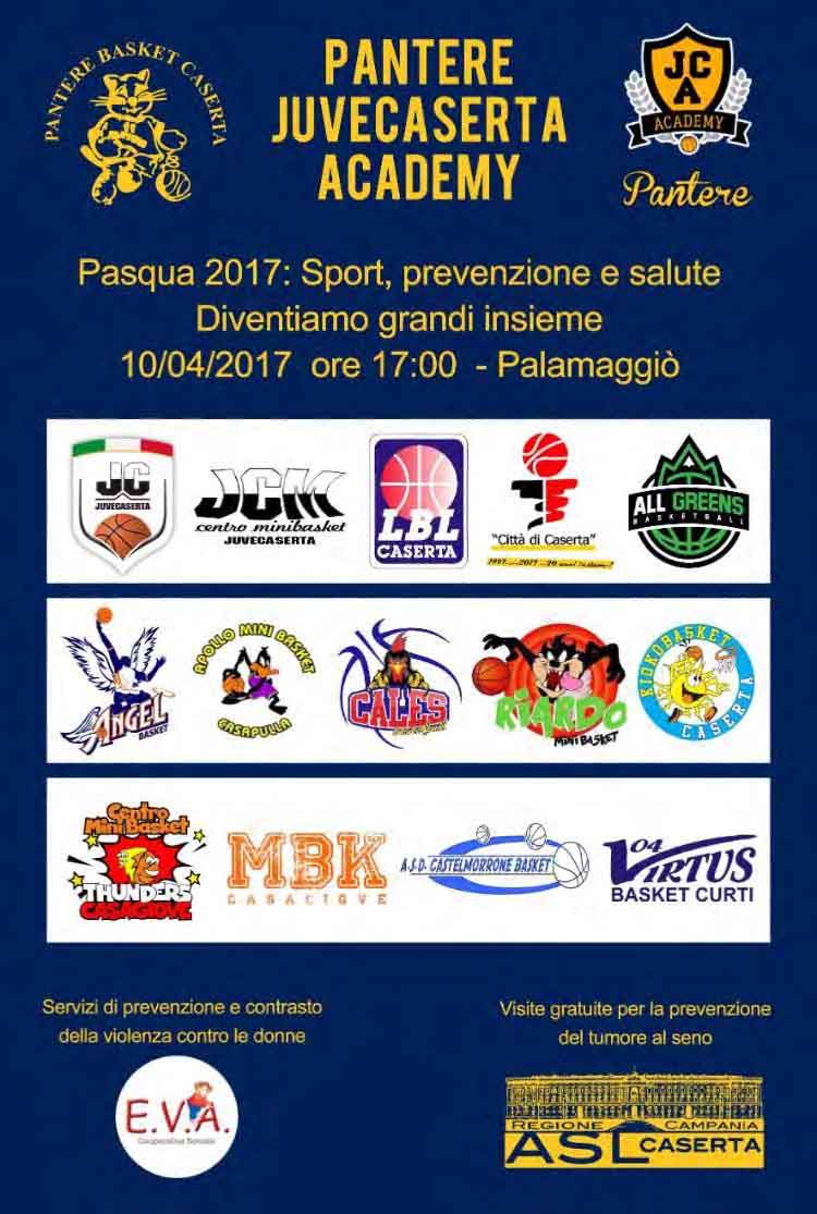 Lunedì al Palamaggiò c’è ‘Diventiamo grandi insieme’ con le Pantere Juvecaserta Accademy