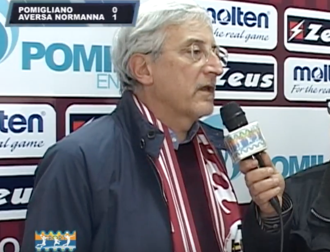 L’Aversa vede la salvezza, patron Spezzaferri: “Un grazie ai ragazzi e ai nostri tifosi. Il comune ci ha sfrattato dal Bisceglia? Faremo le nostre valutazioni”