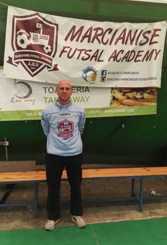 Colpo grosso per la Marcianise Futsal Academy: Fabio Tozza entra nello staff tecnico!