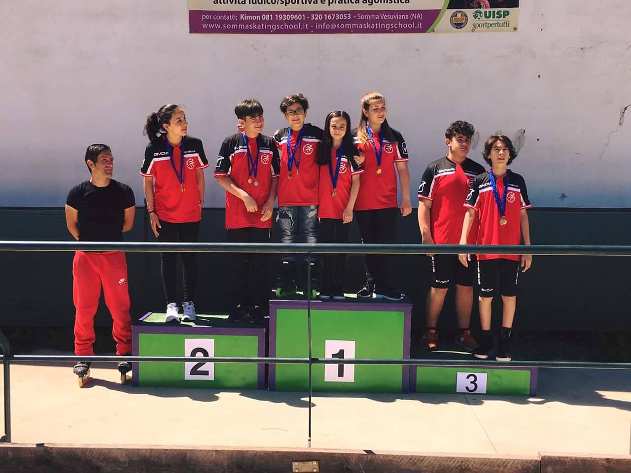 Ai Campionati Regionali Fihp incetta di medaglie per Quelli del Pattinaggio