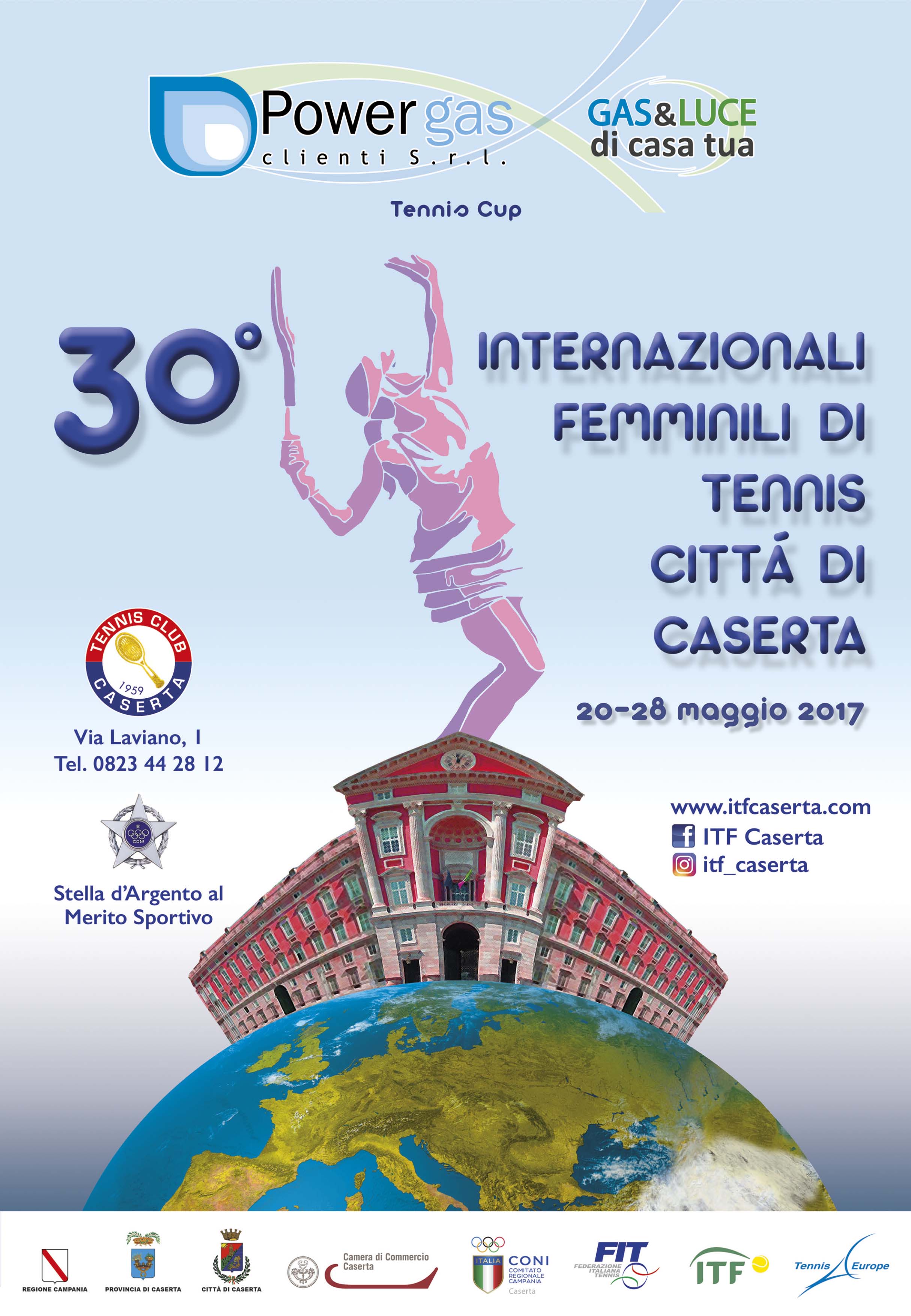 Tutto pronto per trentesima edizione degli ‘Internazionali’ di tennis Città di Caserta, sabato la presentazione