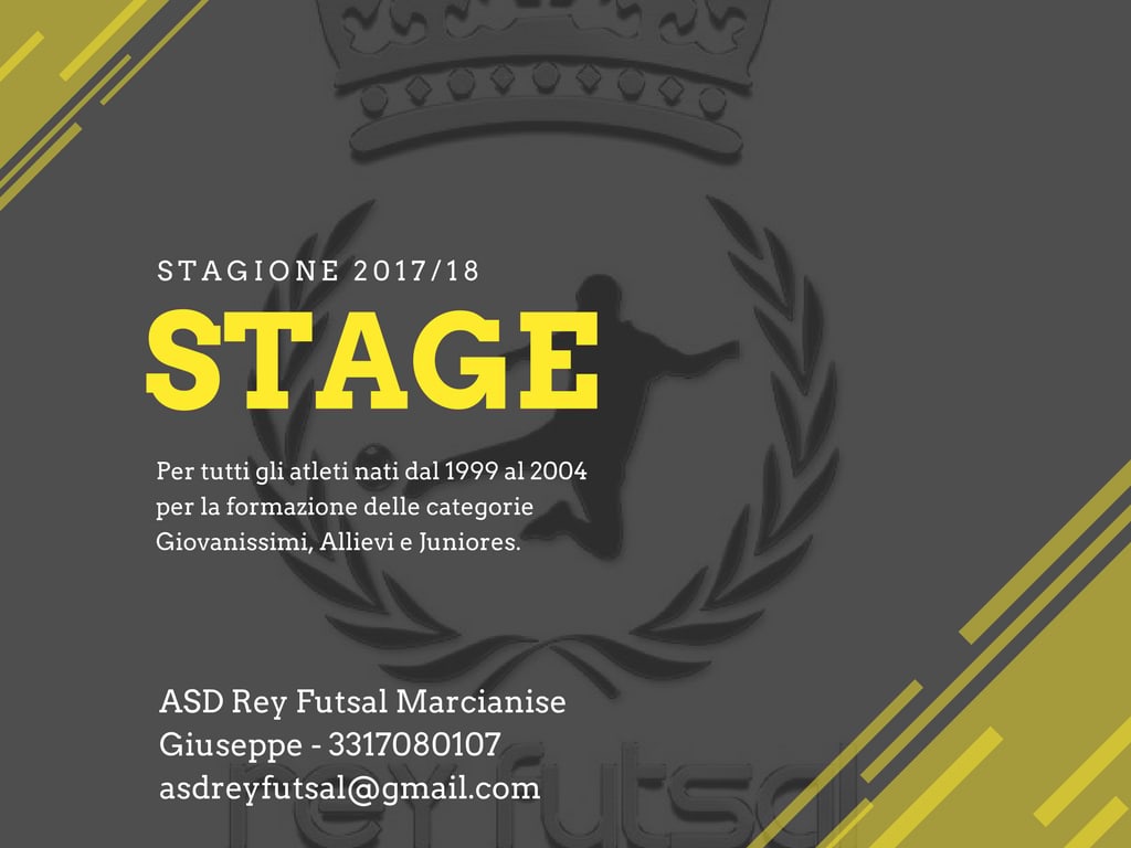 Il Rey Futsal Marcianise già proiettato alla nuova stagione: martedì al via gli stage al ‘Palanoia’