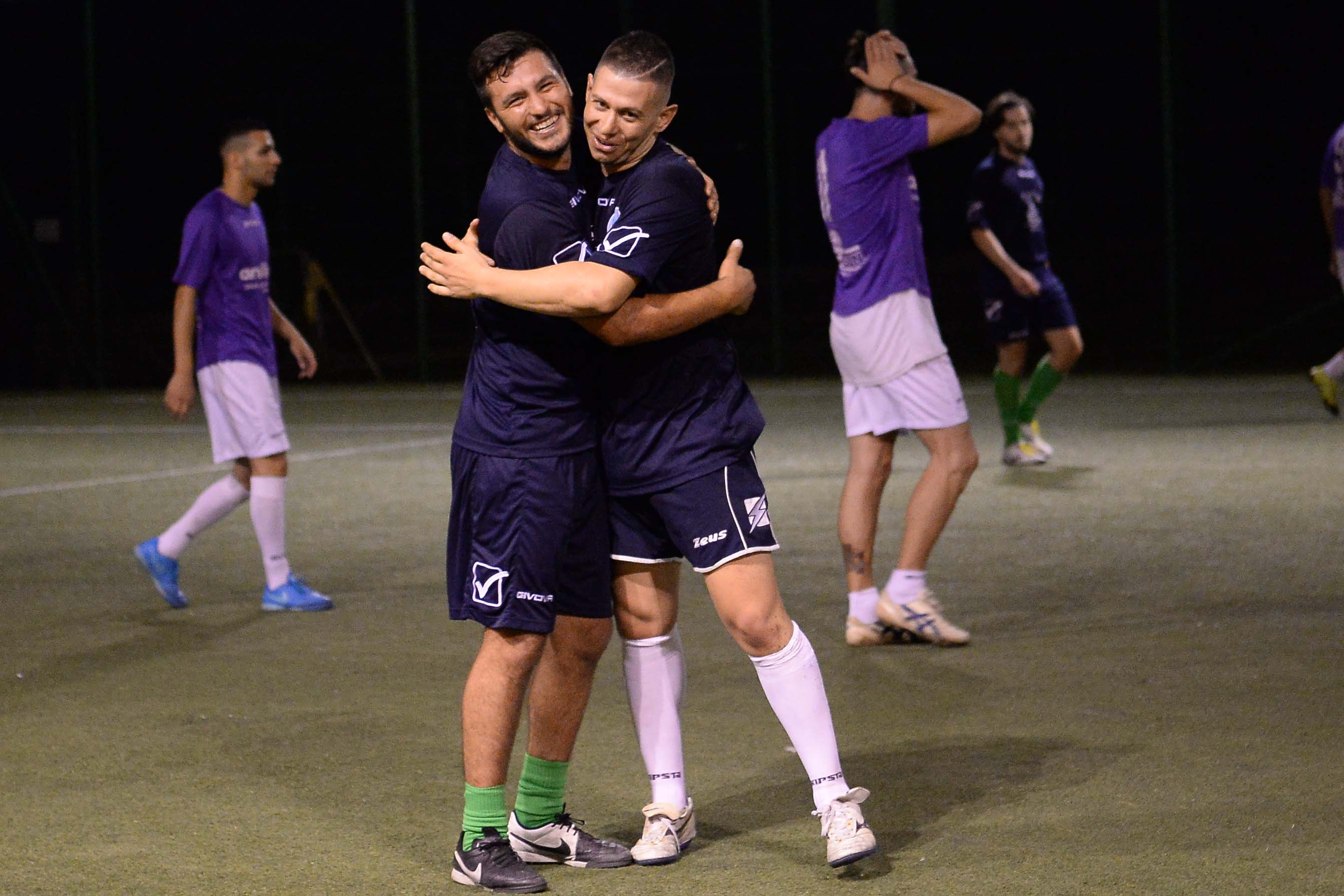 L'esultanza del Messercola (Foto Giuseppe Melone)