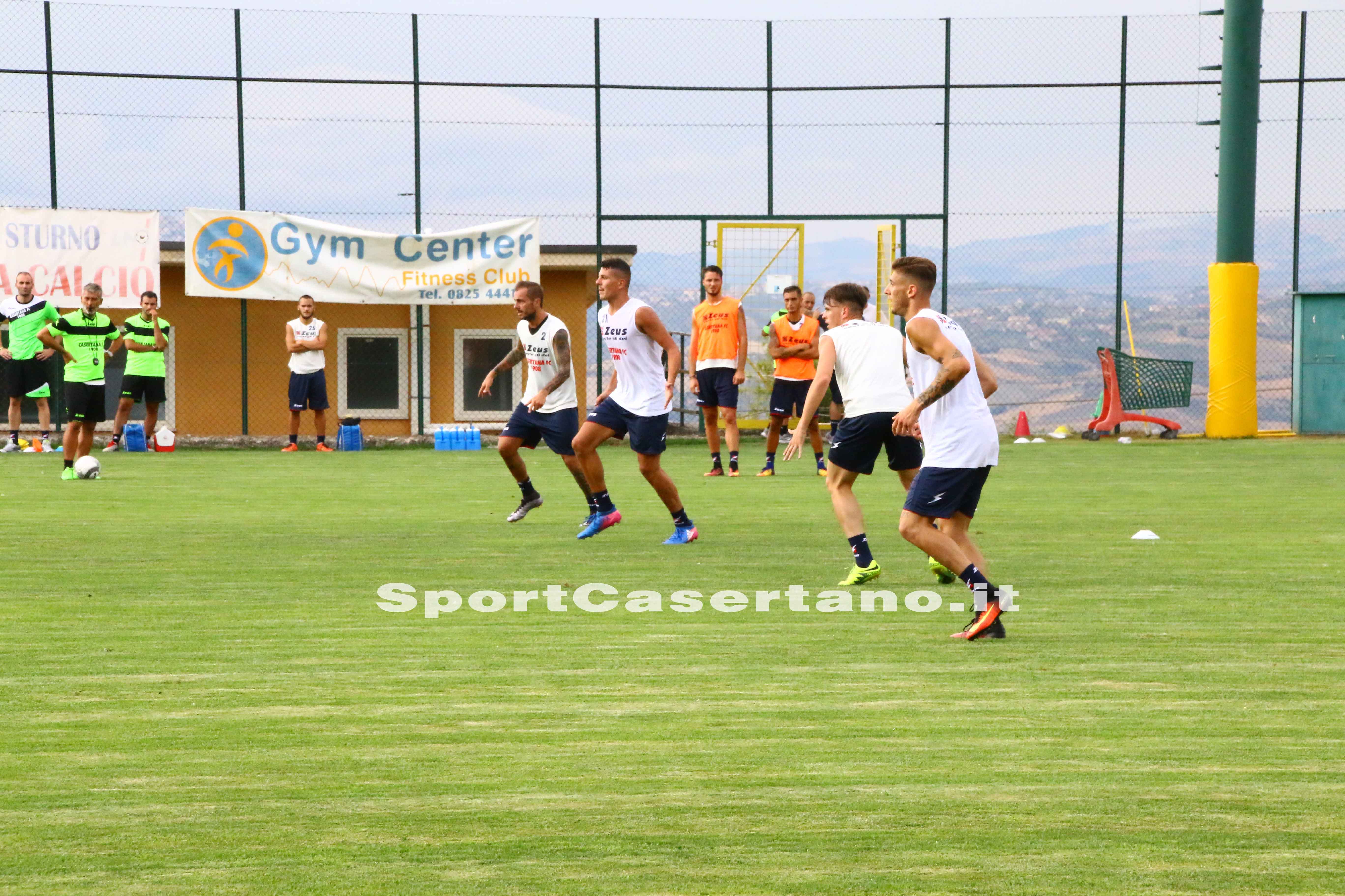 A gonfie vele il ritiro della Casertana: la fotogallery del secondo giorno