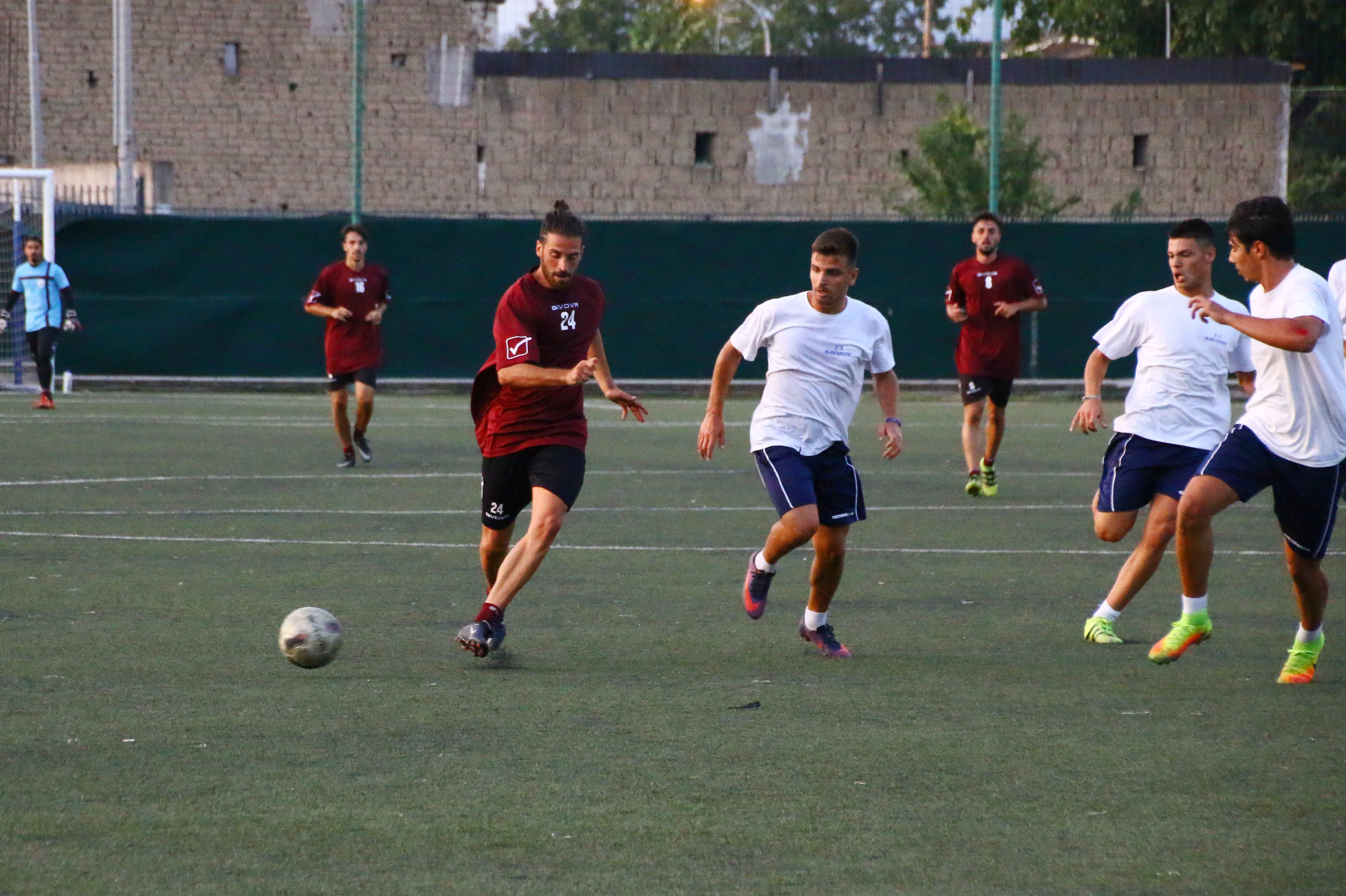 Un'azione della gara