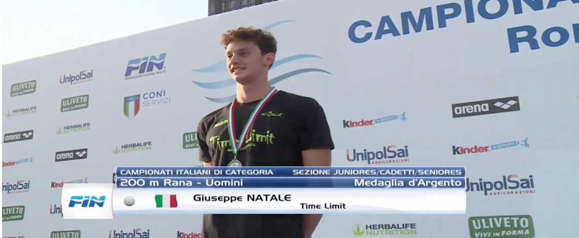 Festa Time Limit, Giuseppe Natale argento ai Campionati Italiani di categoria