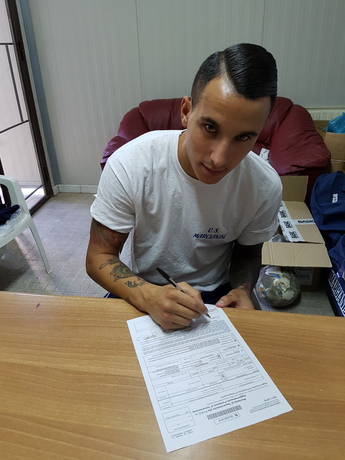 UFFICIALE – Grande colpo a centrocampo per il Marcianise, ecco Pingue. Il presidente Gallo: “Promessa mantenuta”