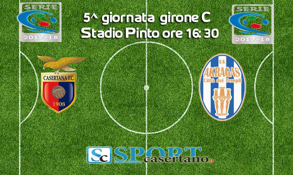 Le formazioni ufficiali di Casertana-Akragas: sorpresa a centrocampo per i rossoblù, una novità per Di Napoli