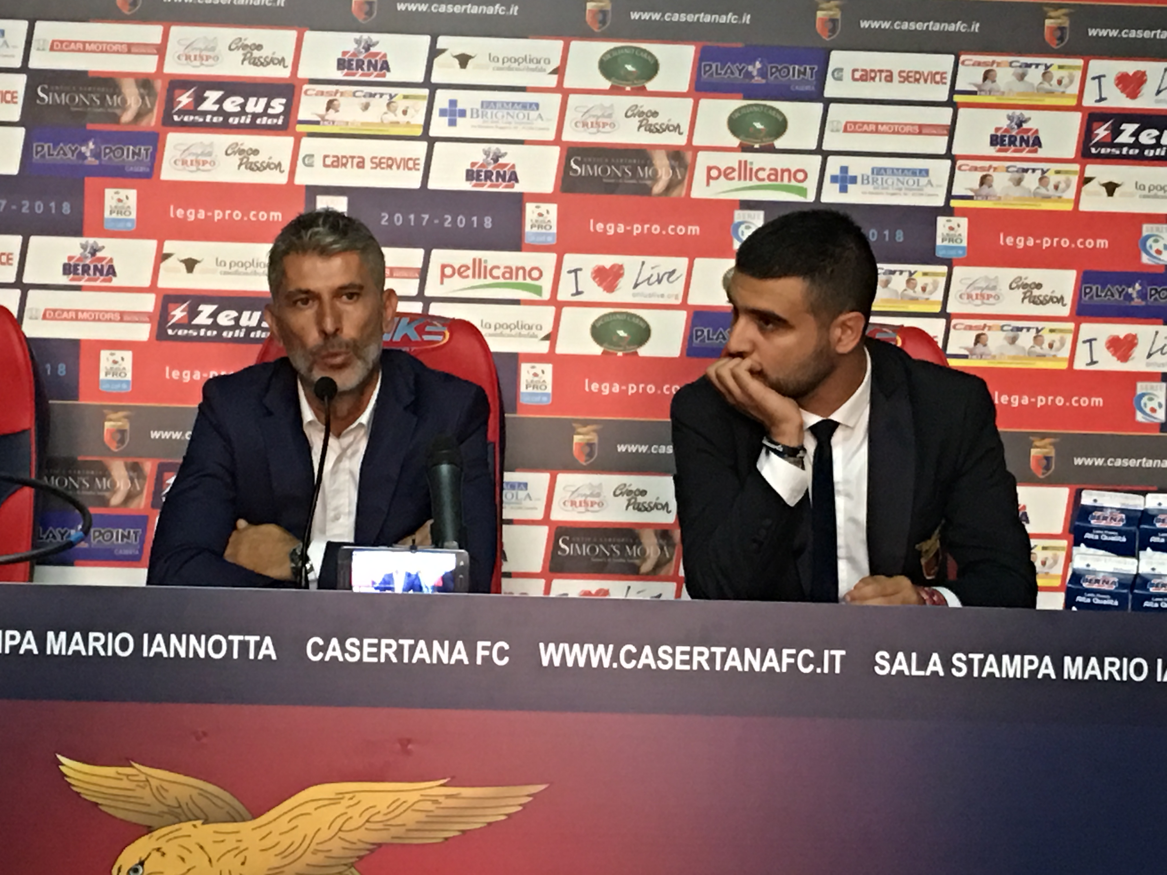 Mister Scazzola in conferenza